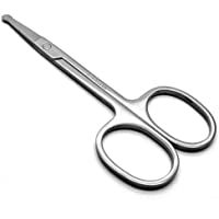 NiceEverday Tijeras Profesionales del Pelo Facial sólido Tijeras Tijeras Acero Inoxidable Redondo de Seguridad para Las…